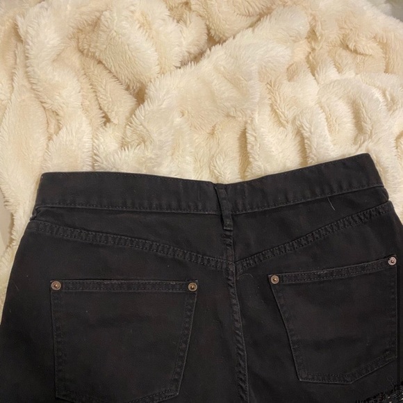 Free people lace black shorts! Bohemian chic! - Picture 4 of 4